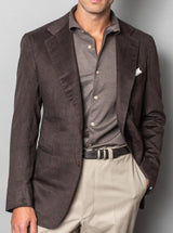 Pure Silk MTM Jacket - Cacao