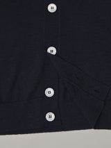 Navy Wool Cardigan
