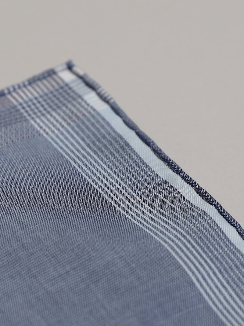 Sky Blue Cotton Pocket Square