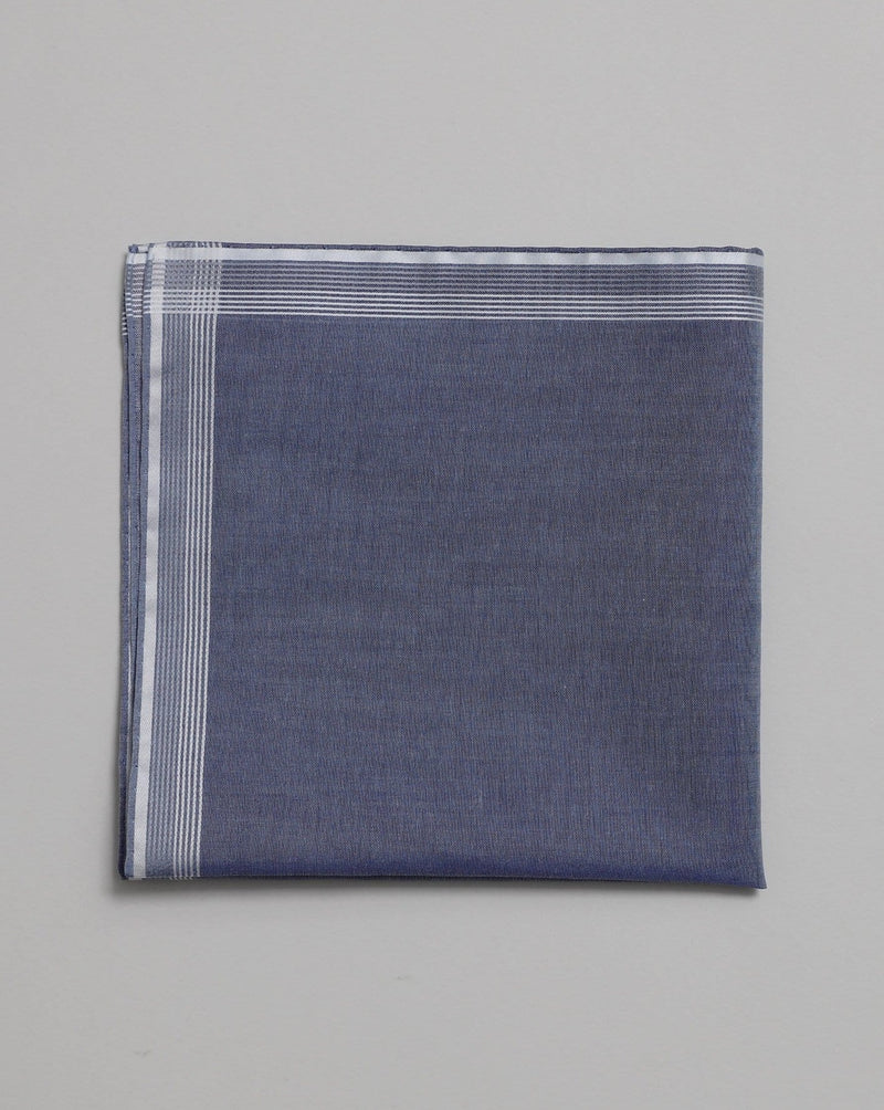 Sky Blue Cotton Pocket Square