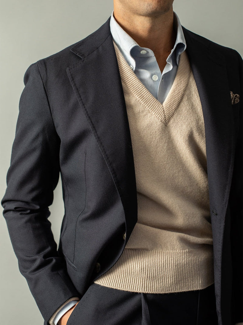 Navy Wool Fresco 'Henry' Suit