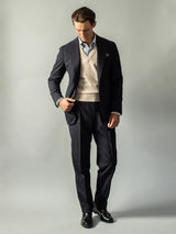 Navy Wool Fresco 'Henry' Suit