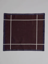 Violet Cotton Pocket Square