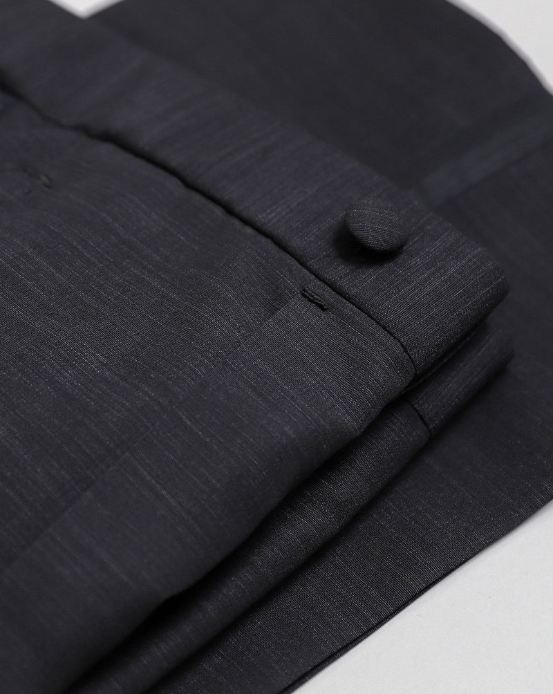 Wool & Silk-blend 'David' Tuxedo Trouser